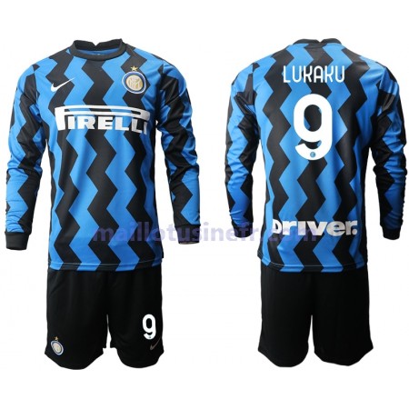 Maillot de Foot Inter Milan Romelu Lukaku 9 Domicile 2020-21 Manches Longues - Enfant Maillot de Foot Inter Milan Romelu Lukaku 9 Domicile 2020-21 Manches Longues - Enfant